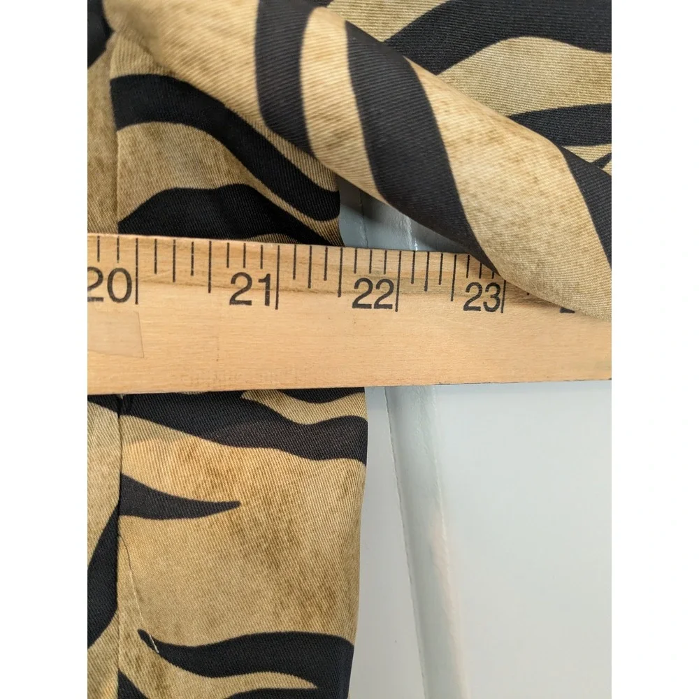Scotch Soda‎ Amsterdam Tiger Print Bomber Jacket Womens Floral Lining S MINT